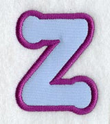 Dot Refrigerator Magnet Letter Z  - 4 inch (In-the-Hoop)