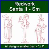 A Redwork Santa II Design Pack