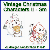 A Vintage Christmas Characters II Design Pack