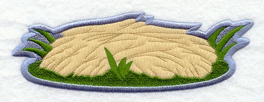 Little Pig Straw House  (Blown Down) - Magnet (In-the-Hoop)