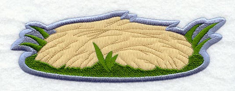 Little Pig Straw House  (Blown Down) - Magnet (In-the-Hoop)