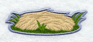 Little Pig Straw House  (Blown Down) - Magnet (In-the-Hoop)