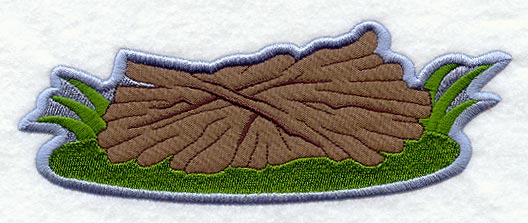 Little Pig Stick House (Blown Down) - Magnet (In-the-Hoop)