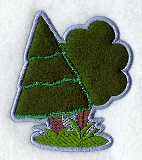 Tree Cluster - Magnet (In-the-Hoop)