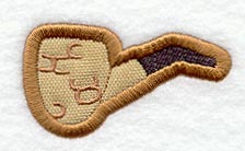 Corn Cob Pipe - Magnet (In-the-Hoop)