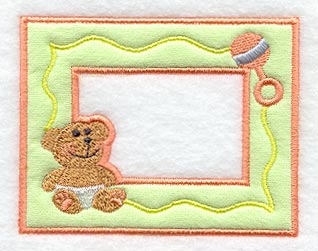 Pretty Baby Photo Frame (In-the-Hoop)