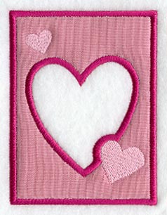 Hearts Abound Photo Frame (In-the-Hoop)