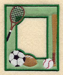 Sports Photo Frame (In-the-Hoop)