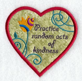 Practice Random Acts of Kindness Magnet (In-the-Hoop)