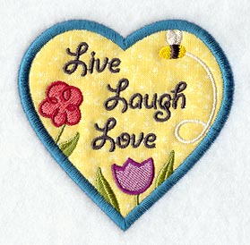 Live, Laugh, Love - Magnet (In-the-Hoop)