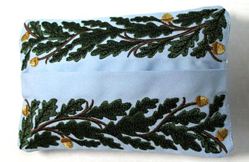 Hearty Leaves and Acorns Tissue Holder (In-the-Hoop)