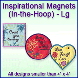 A Inspirational Magnets (In-the-Hoop) Design Pack