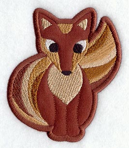 Retro Fox Magnet (In-the-Hoop)