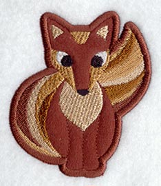 Retro Fox Magnet (In-the-Hoop)