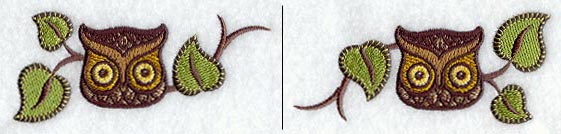 Retro Owl Border