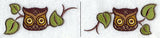 Retro Owl Border