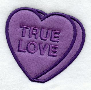 True Love Heart Magnet (In-the-Hoop)