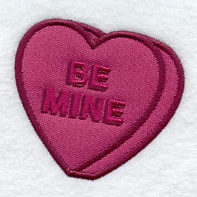 Be Mine Heart Magnet (In-the-Hoop)