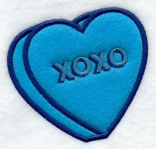 XOXO (Hugs and Kisses) Magnet (In-the-Hoop)
