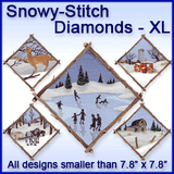 A Snowy-Stitch Diamonds Design Pack