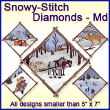 A Snowy-Stitch Diamonds Design Pack