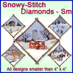 A Snowy-Stitch Diamonds Design Pack
