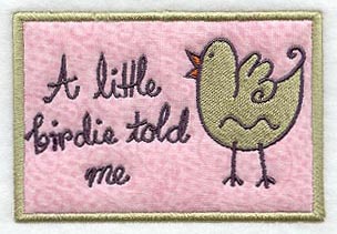 Little Birdie Told Me – Magnet (In-the-Hoop)