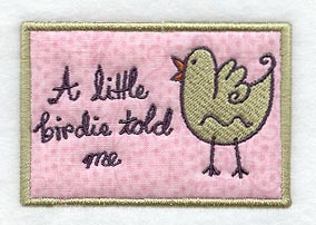 Little Birdie Told Me – Magnet (In-the-Hoop)