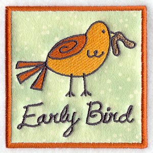 Early Bird - Magnet (In-the-Hoop)