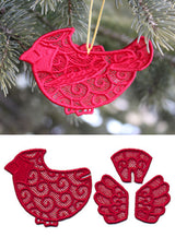 Cardinal in 3D (Lace)