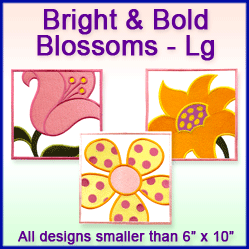 A Bright & Bold Blossoms Design Pack