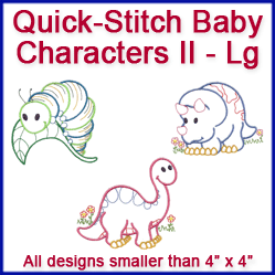 A Quick-Stitch Baby Characters II Design Pack