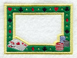 Cards and Chips Photo Frame (In-the-Hoop)