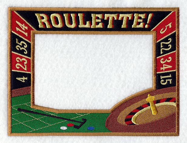 Roulette Photo Frame (In-the-Hoop)