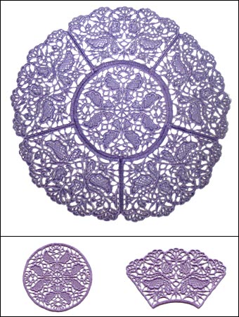 Butterflies Doily (Lace)