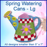 A Spring Watering Cans Design Pack