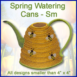 A Spring Watering Cans Design Pack