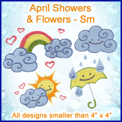 A April Showers & Flowers Design Pack