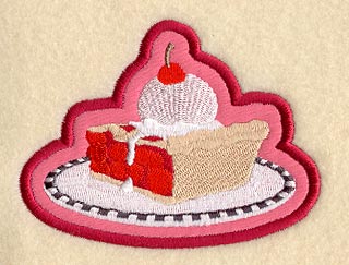 Cherry Pie a la Mode - Magnet (In-the-Hoop)