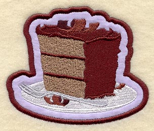 Triple Decker Chocolate Cake - Magnet (In-the-Hoop)