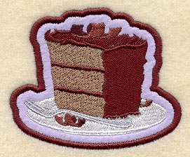 Triple Decker Chocolate Cake - Magnet (In-the-Hoop)