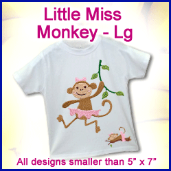 A Little Miss Monkey Design Pack
