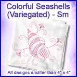 A Colorful Seashells (Variegated) Design Pack