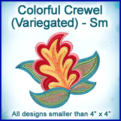 A Colorful Crewel (Variegated) Design Pack