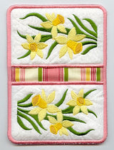 Narcissus Pot Holder (In-the-Hoop)