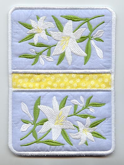 Madonna Lily Pot Holder (In-the-Hoop)