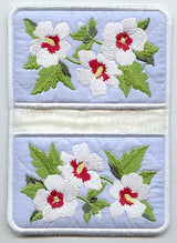 Rose of Sharon Pot Holder (In-the-Hoop)