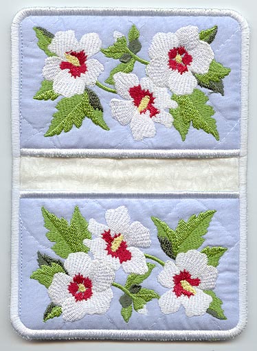 Rose of Sharon Pot Holder (In-the-Hoop)