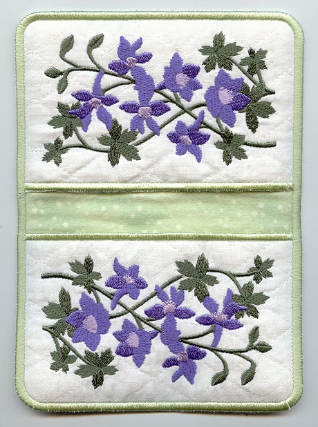 Larkspur Pot Holder (In-the-Hoop)