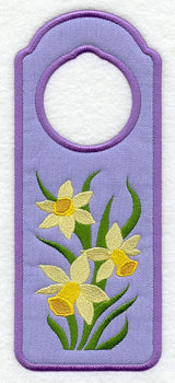Narcissus Door Hanger (In-the-Hoop)
